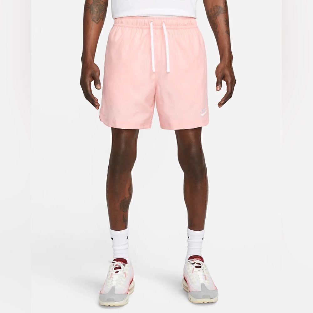 Nike Sportswear Pink Salmon Woven Flow Shorts